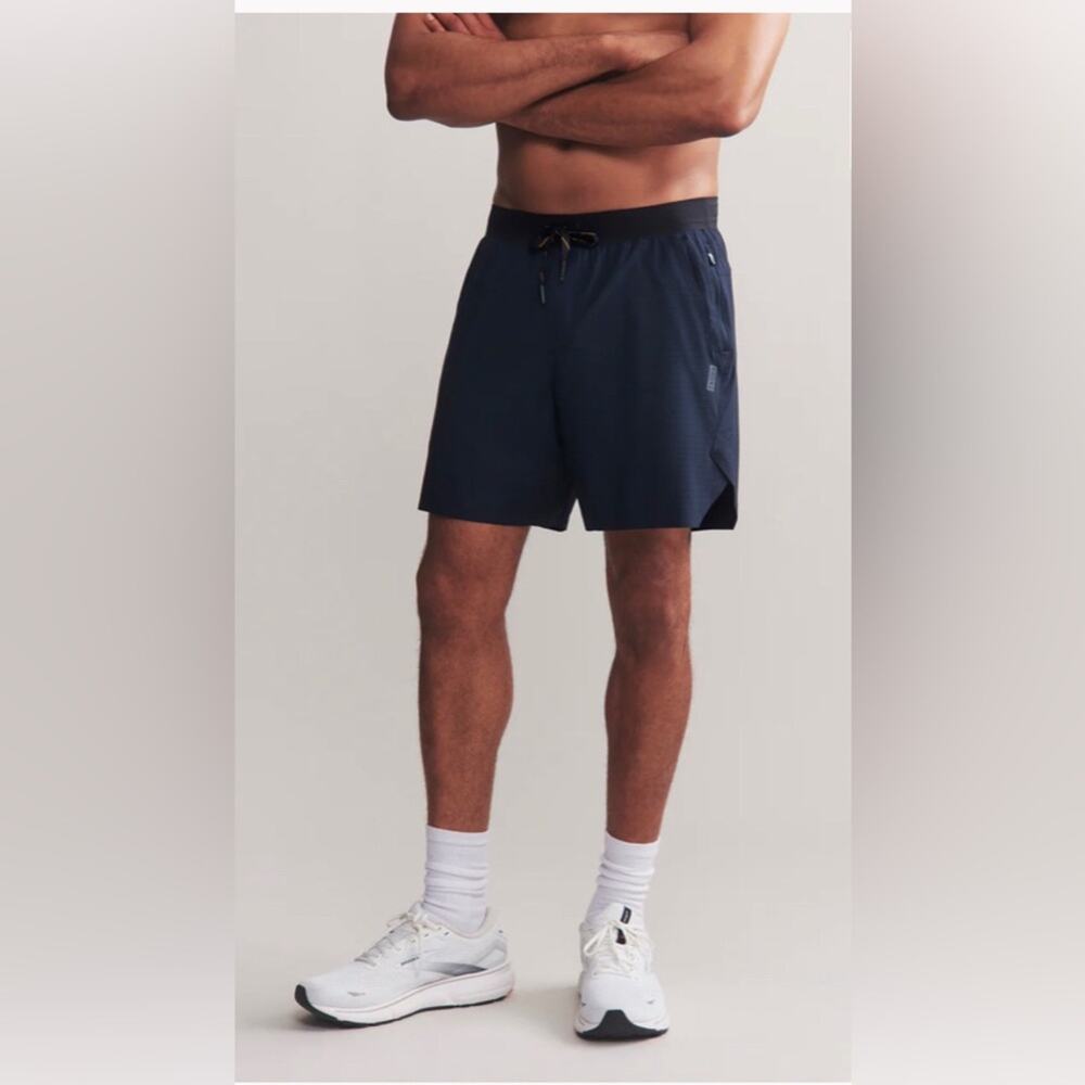 Rhône 7” invictus ripstop shorts unlined true navy mens small workout 101720